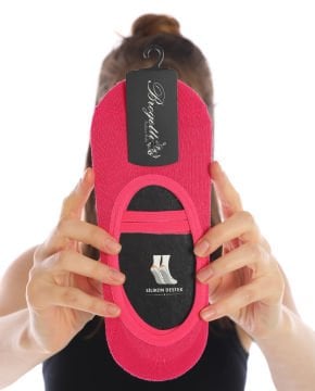 Fuşya Kaydırmaz Pilates ve Yoga Çorabı