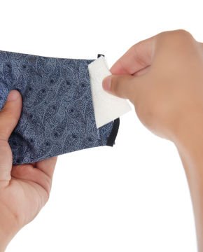 Poplin Kumaş %100 Pamuk Desenli Unisex Yüz Maskesi