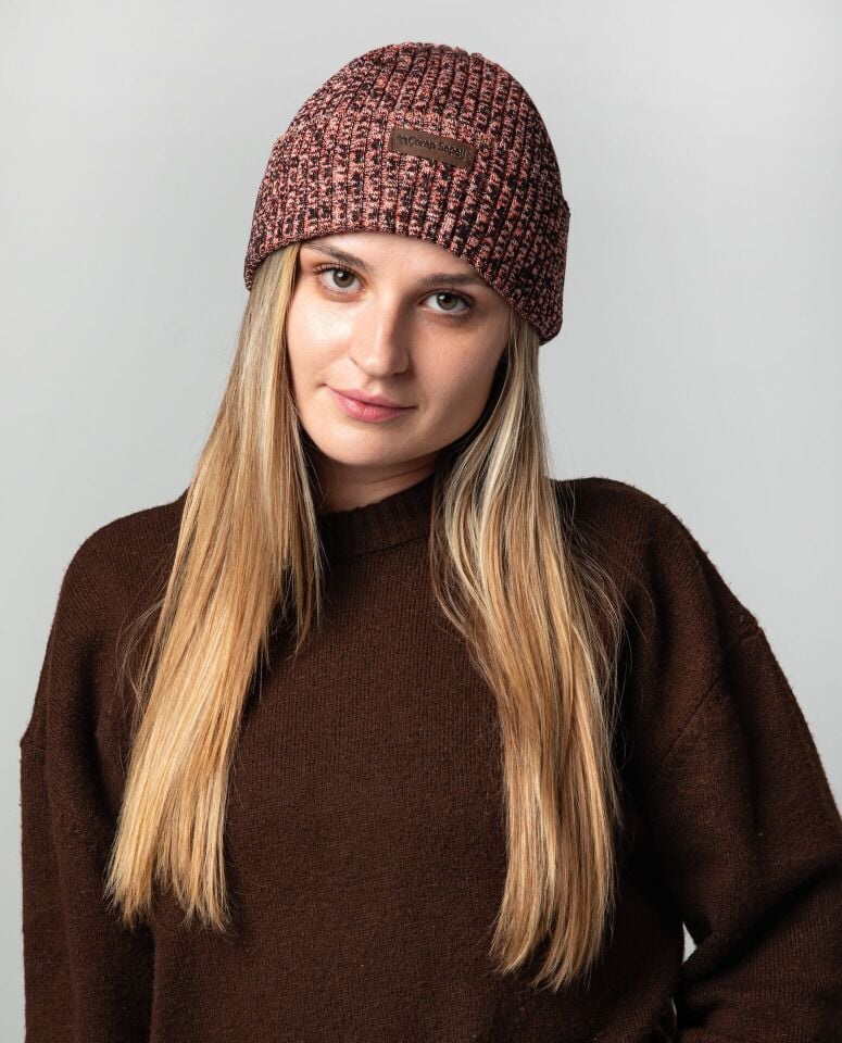 Kadın Bere Bordo Muline Renk