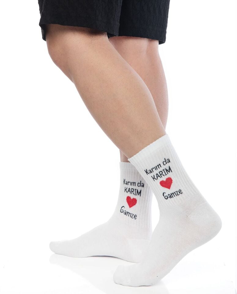 Sloganlı Çorap Erkek Kişiye Özel  (Sloganını Oluştur!)