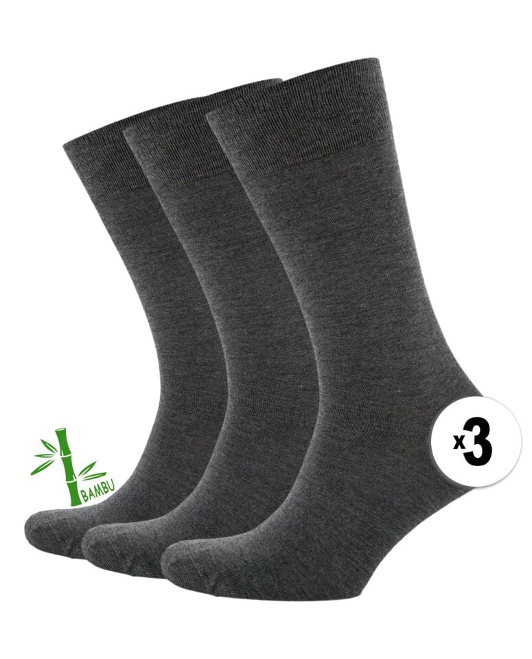 Bambu Çorap Koyu Gri Renk Deman