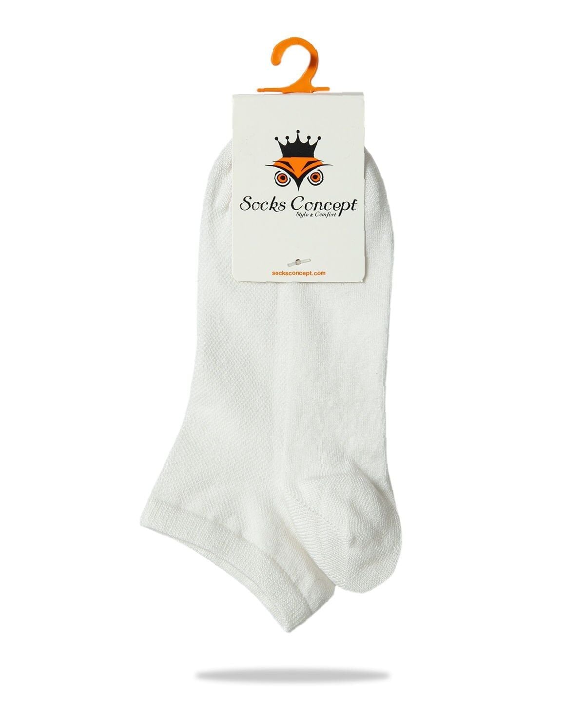 Beyaz Bambu Kısa Soket Çorap