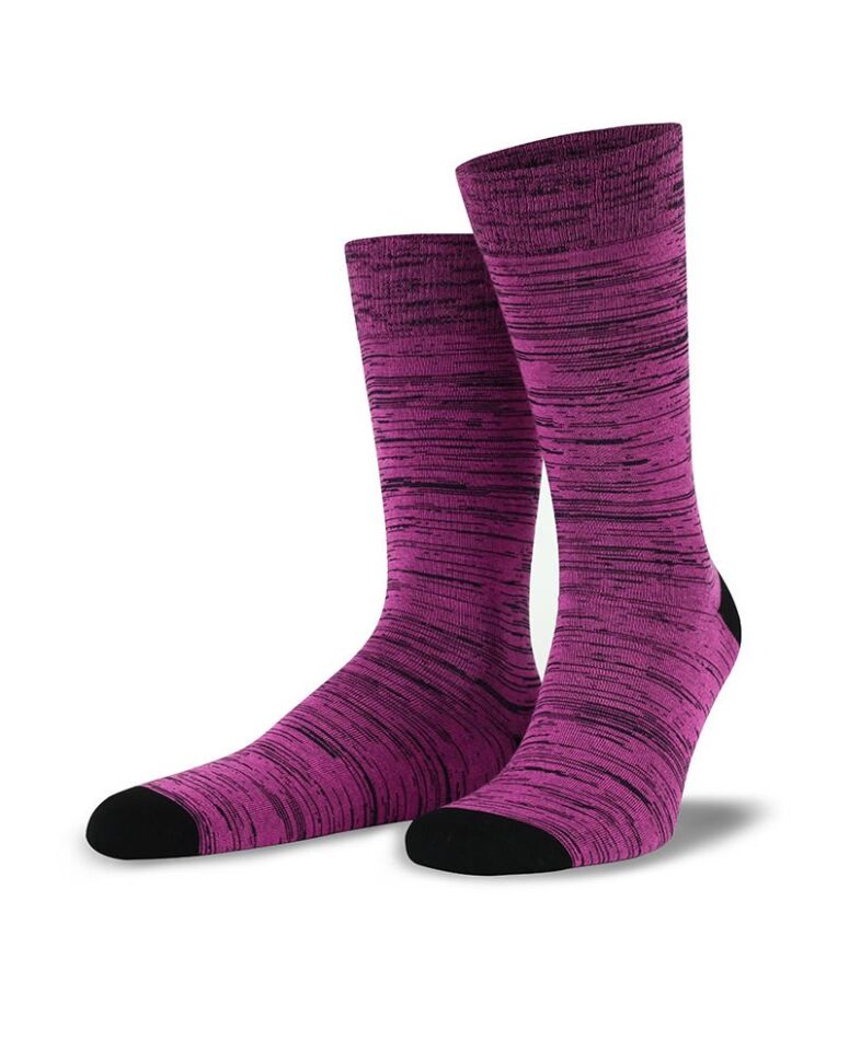 Koyu Pembe Renkli Bambu Erkek Soket Çorap Andey