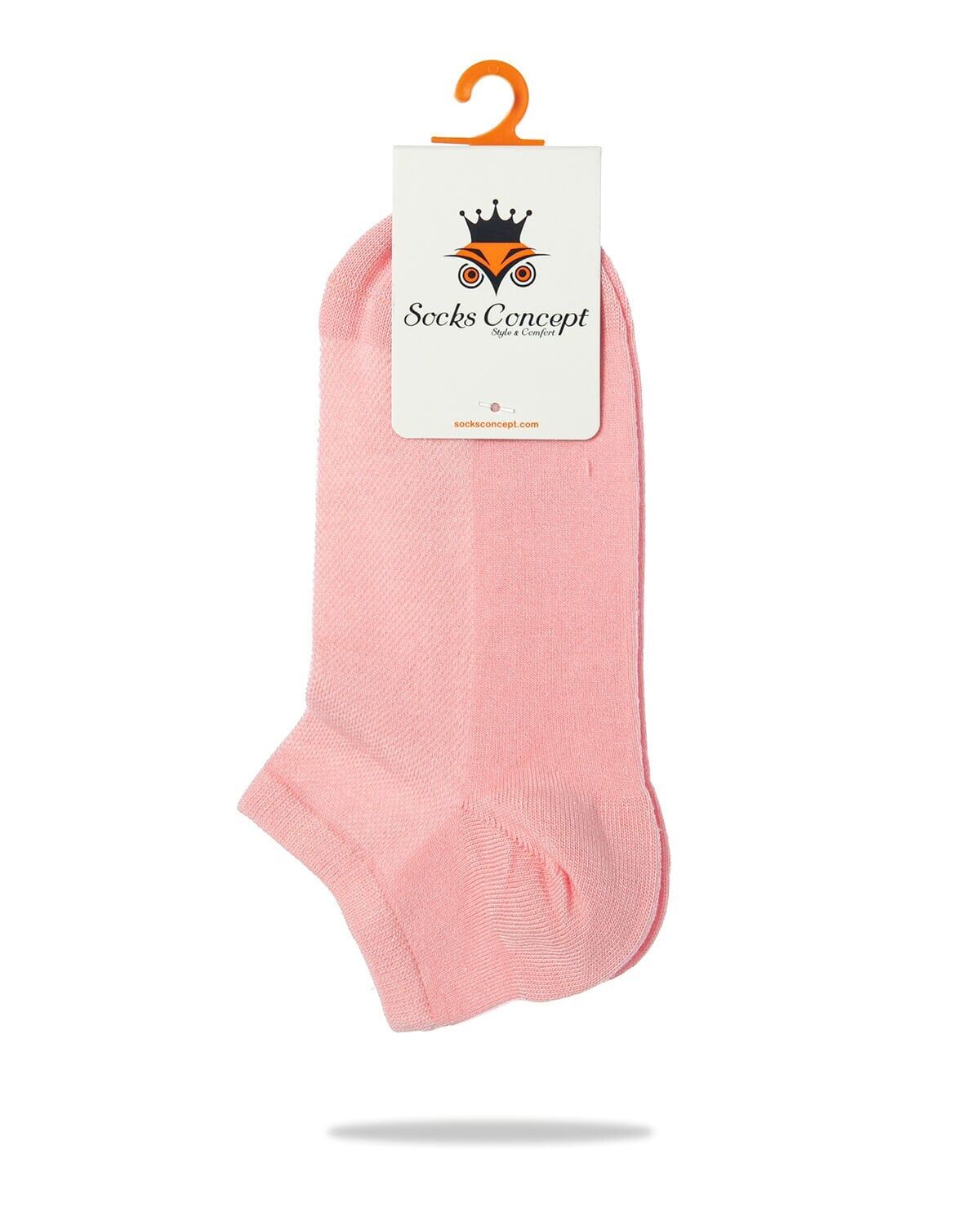 Pembe Renk Bambu Kısa Soket Çorap