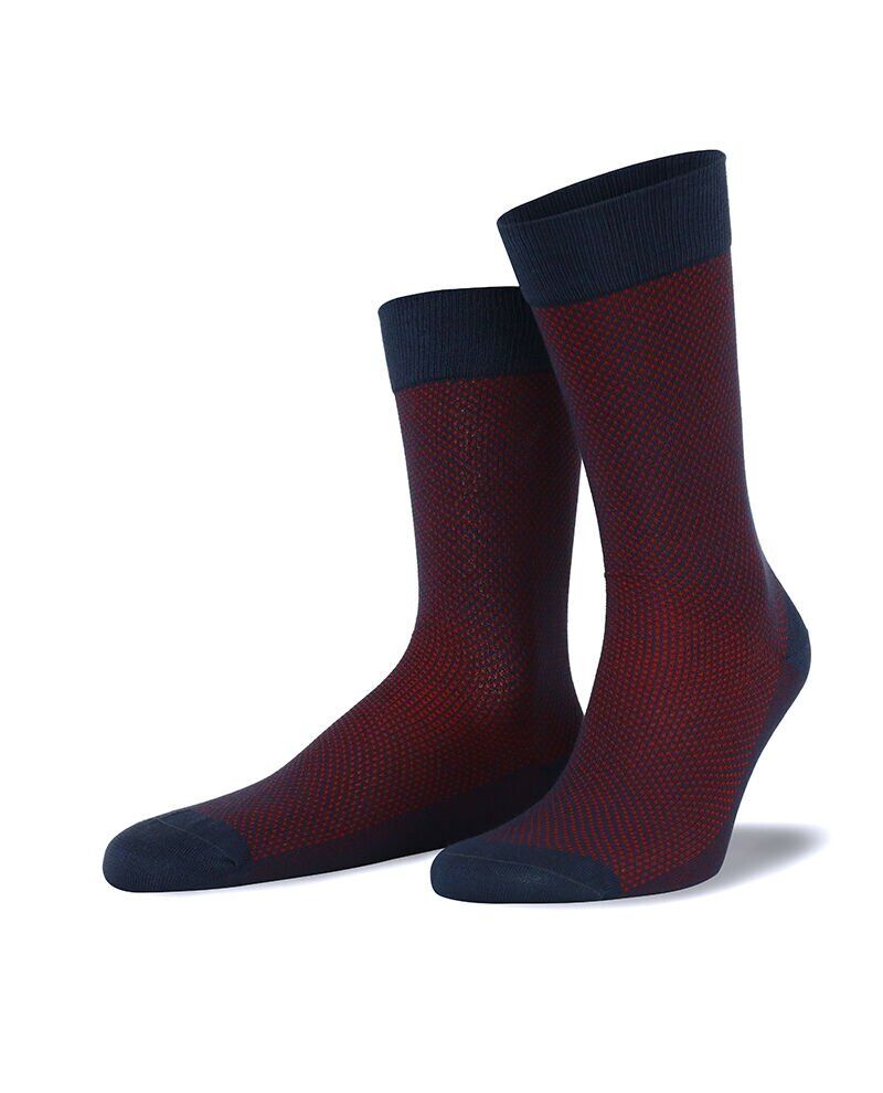 Danton Exclusive Bordo Nokta Desen Erkek Soket  Çorap