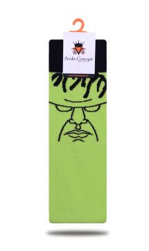Frankenstein Figür Desenli Çorap