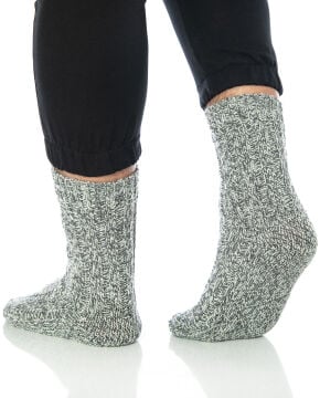 Erkek Kışlık Çorap 2'li Muline Füme Renk