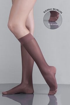 Varis Çorabı 15-20 mmHg 70 Den Dizaltı KB