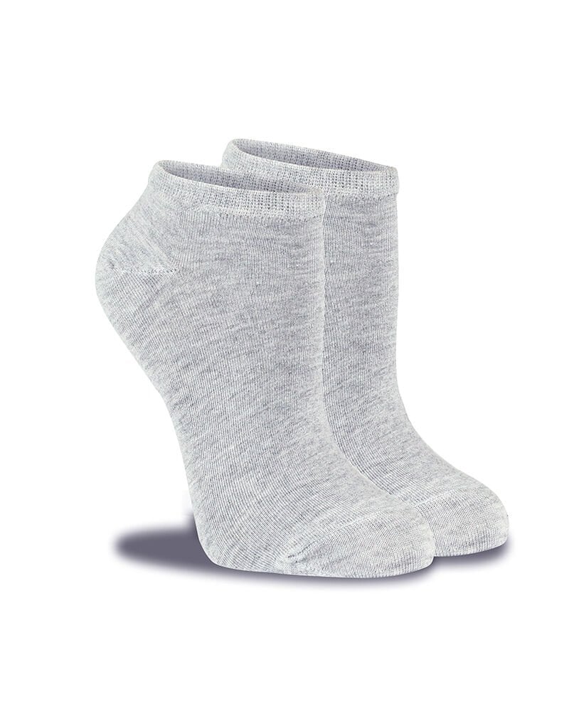 Gri Renk Bambu Kısa Soket Çorap