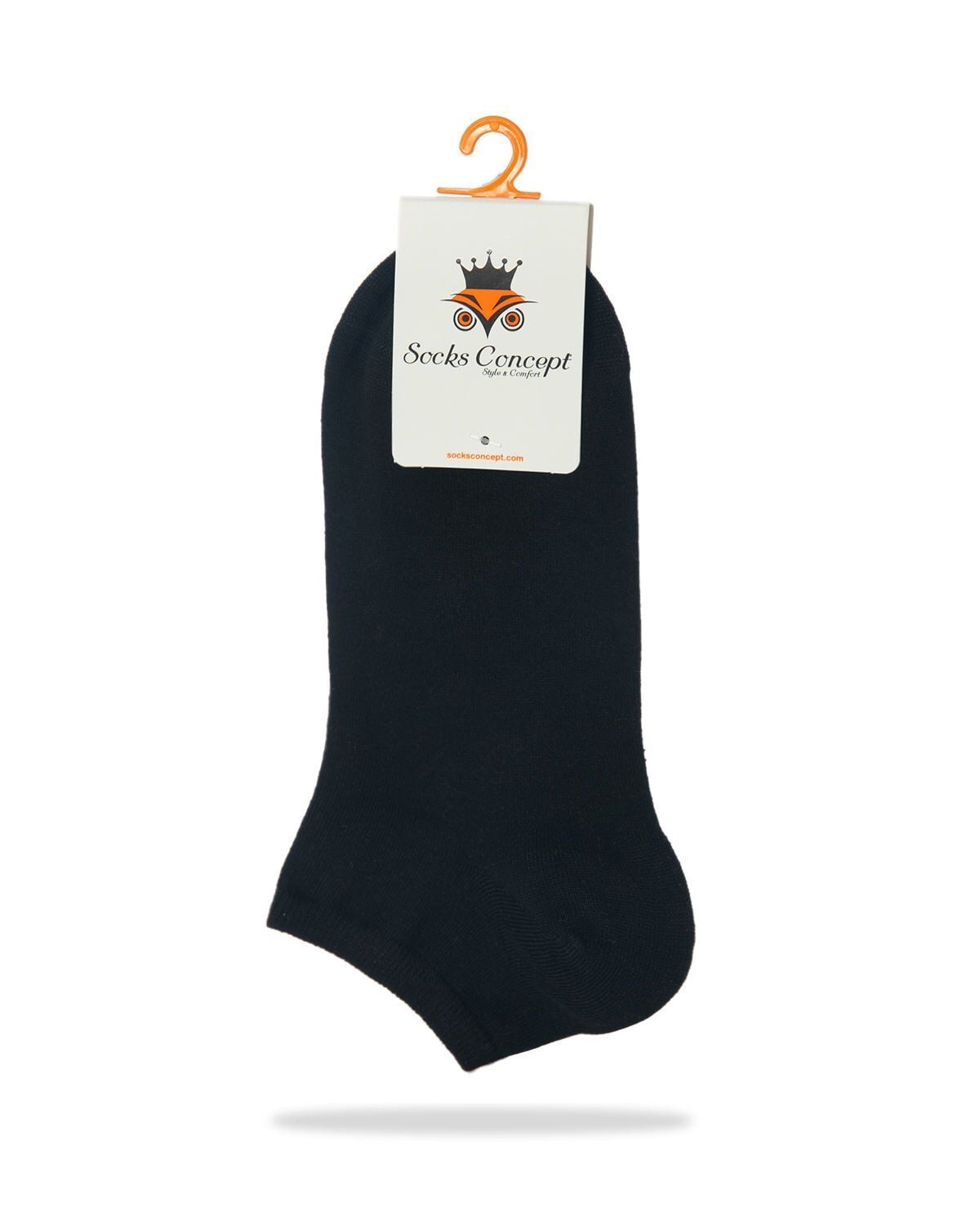 Pamuklu Siyah Renk Kısa Soket Çorap SİYAH - 39/42