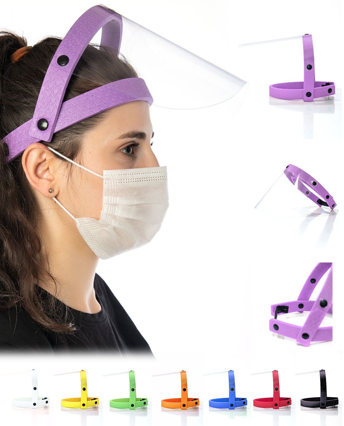 Koruyucu Siperlik Rahat Kullanım Lila Renk Eva