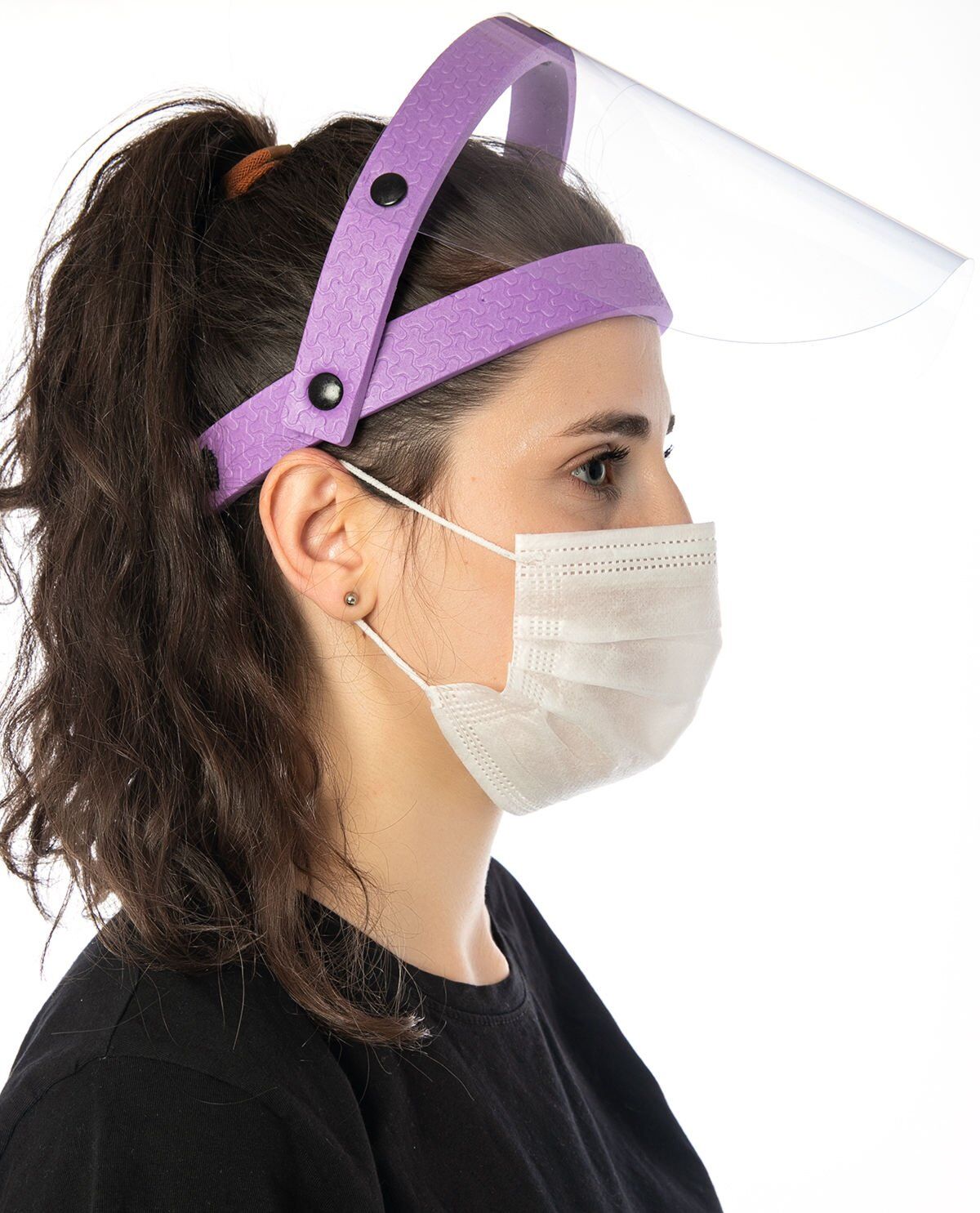 Koruyucu Siperlik Rahat Kullanım Lila Renk Eva