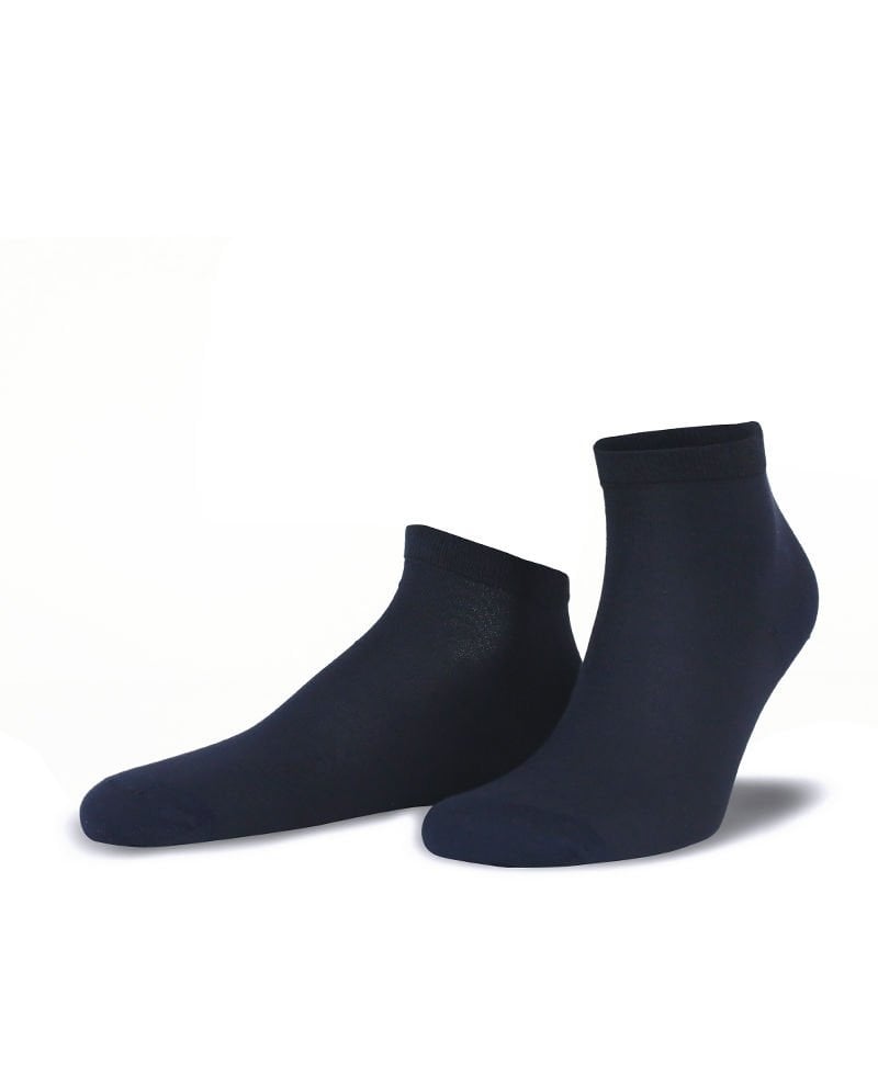 Bambu İnce Kısa Erkek Çorap Koyu Lacivert