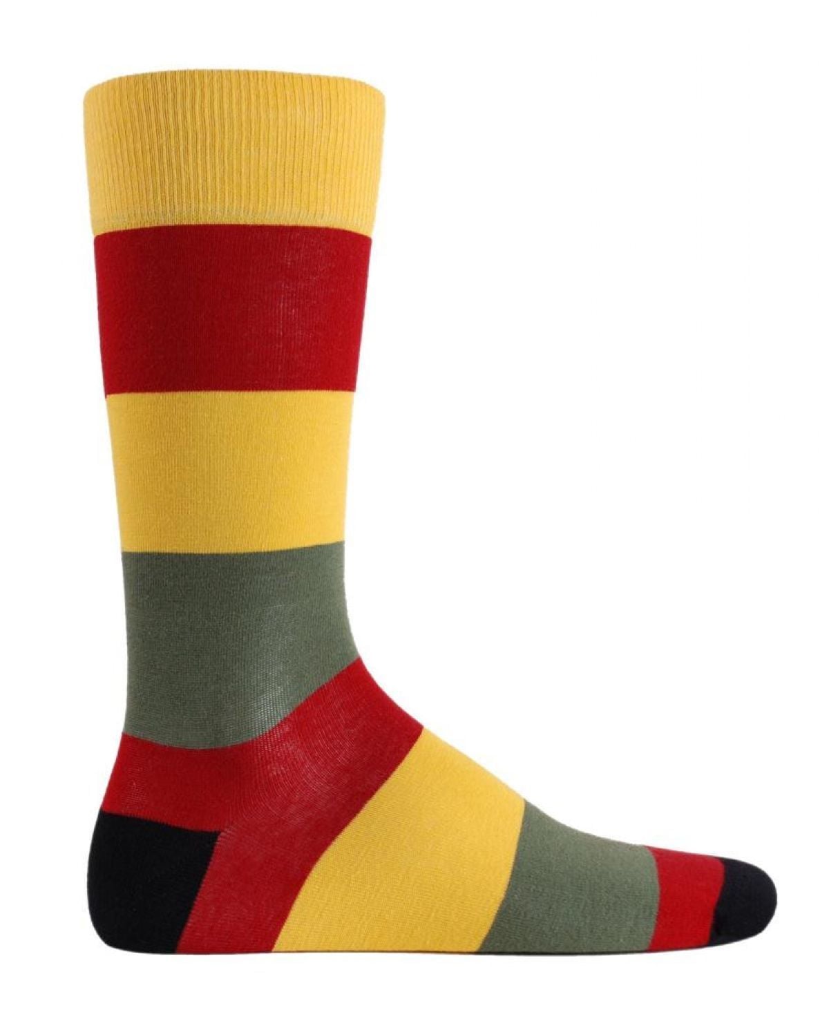 Sarı, Kırmızı, Haki Ve Yeşil Renk Çorap