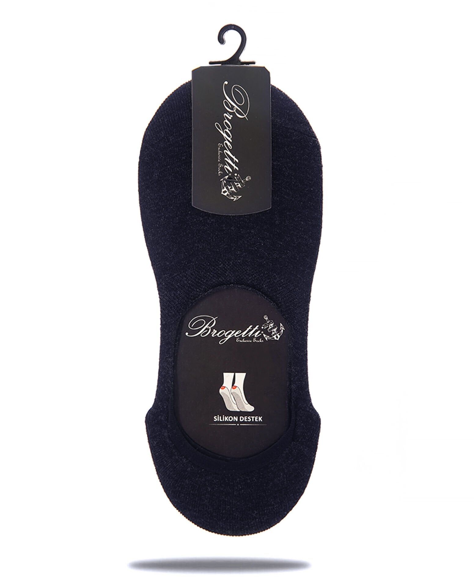 Lacivert Bambu Erkek Babet Çorap - Kaymaz ve Dikişsiz