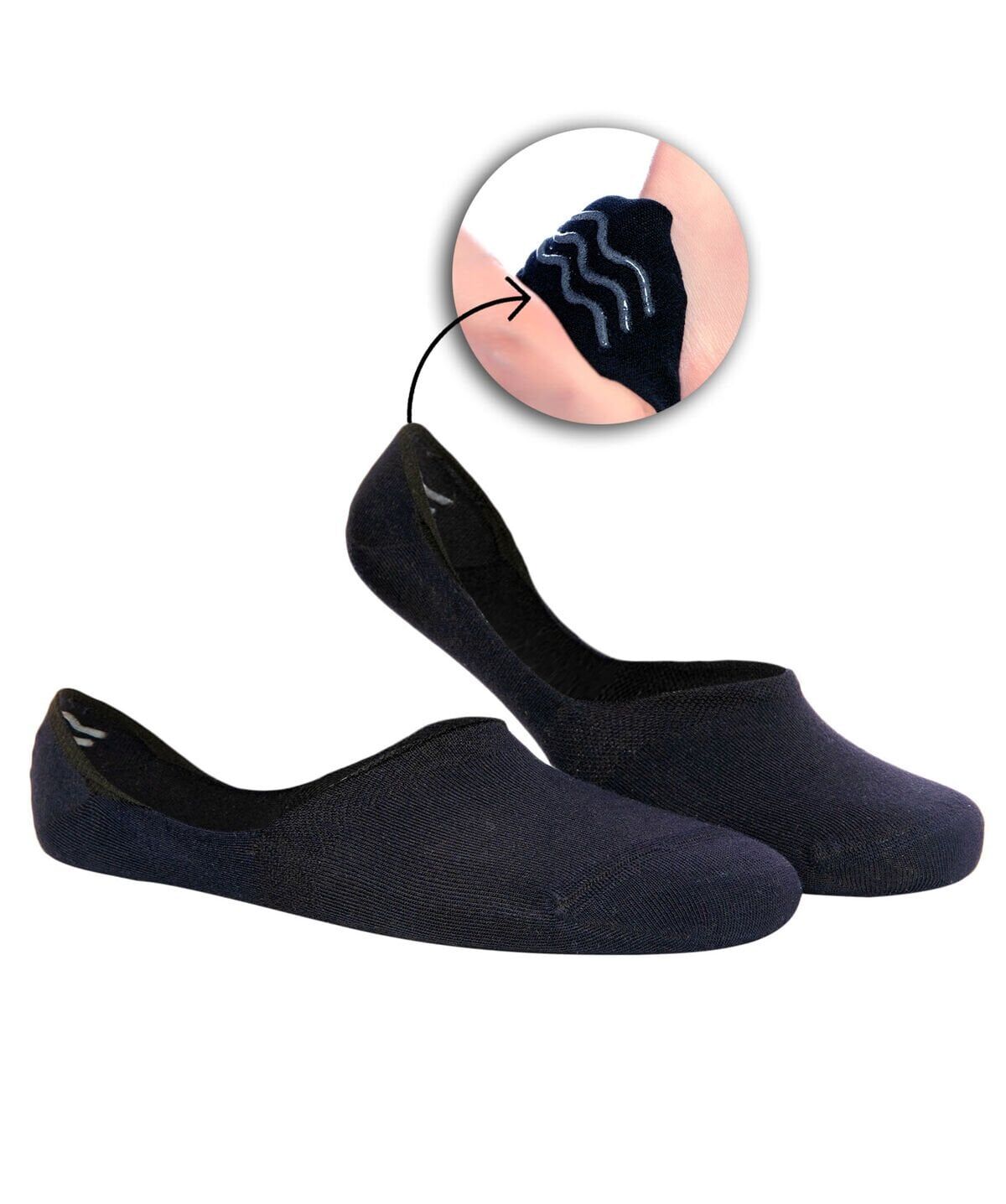 Lacivert Bambu Erkek Babet Çorap - Kaymaz ve Dikişsiz