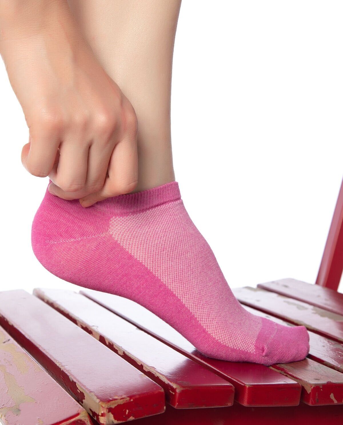 Pembe Renk Kısa Soket Çorap Adele PEMBE - 35/39