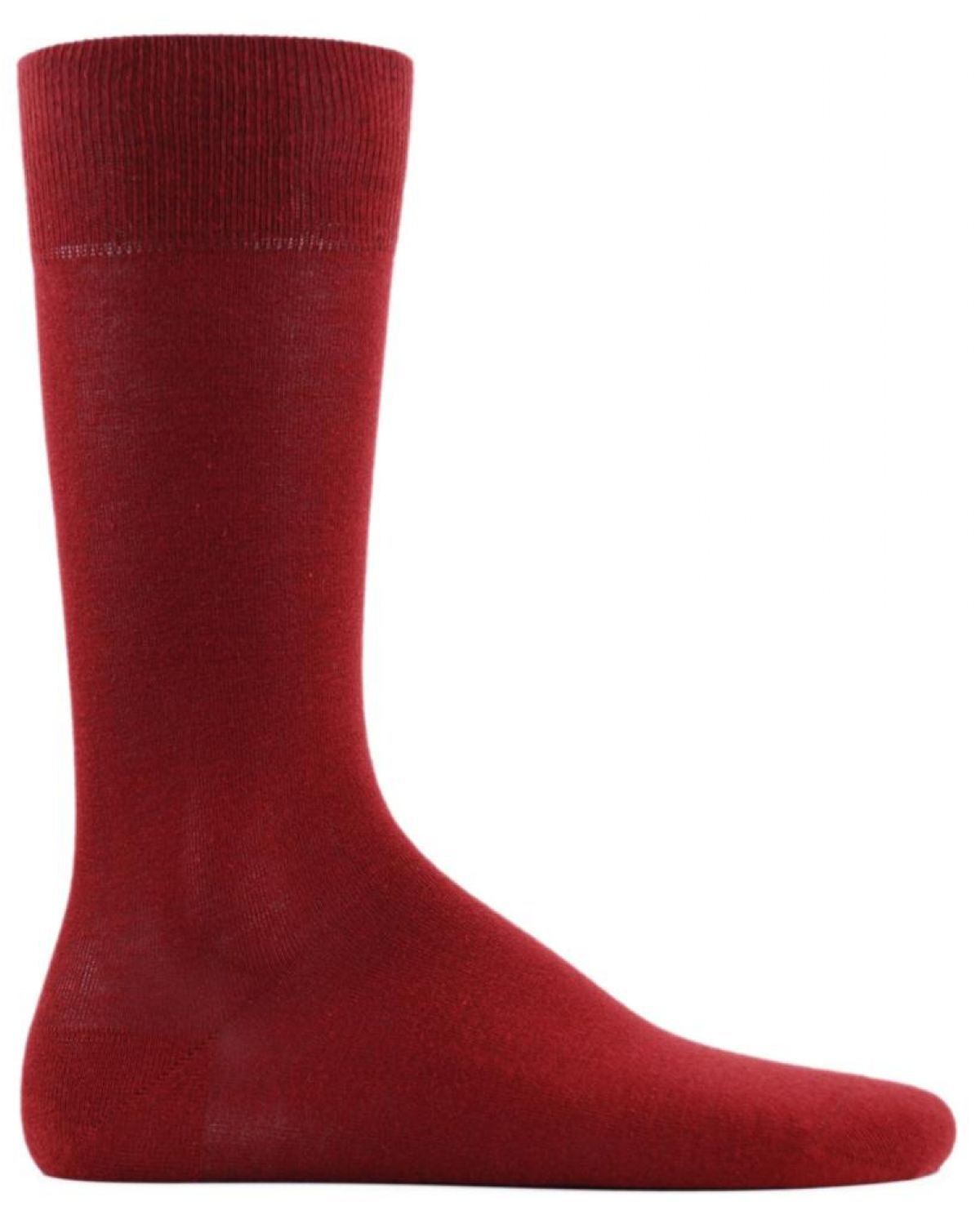 Carl Bordo Renk Desensiz Çorap Brogetti