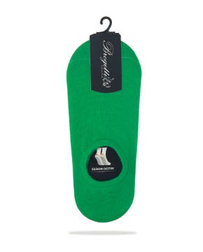 Yeşil Renk Kaymaz-Silikonlu Sneakers Babet Çorap