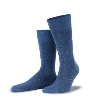 Gri Renk Nokta Desen Erkek Soket Çorap
