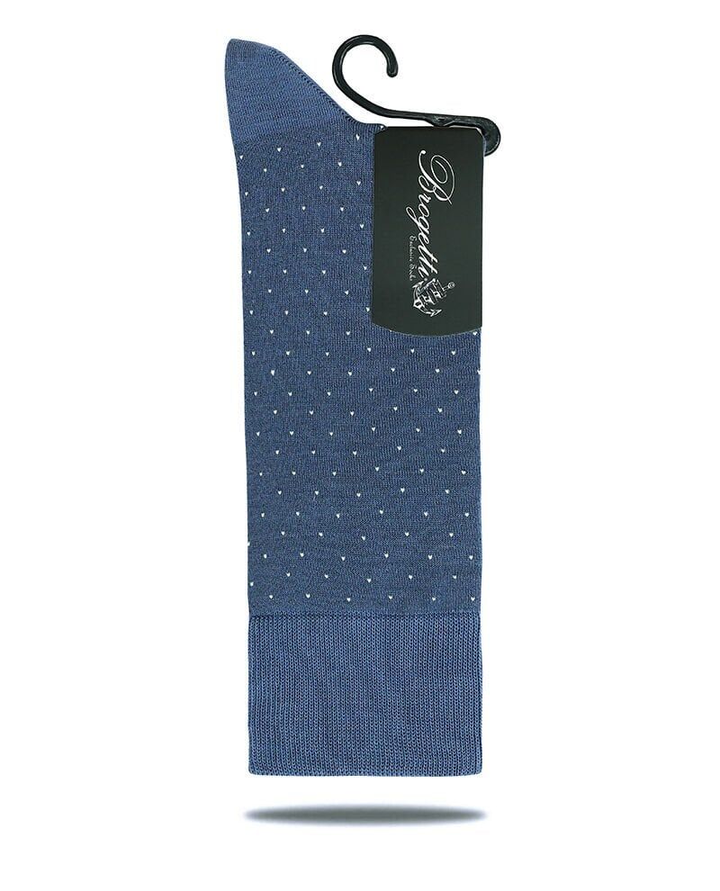 Gri Renk Nokta Desen Erkek Soket Çorap