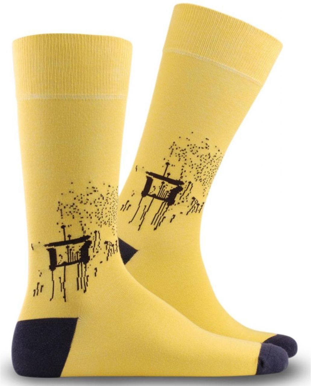 Babs Ressam Dokunuşu Çorabı Brogetti SARI - 42/44