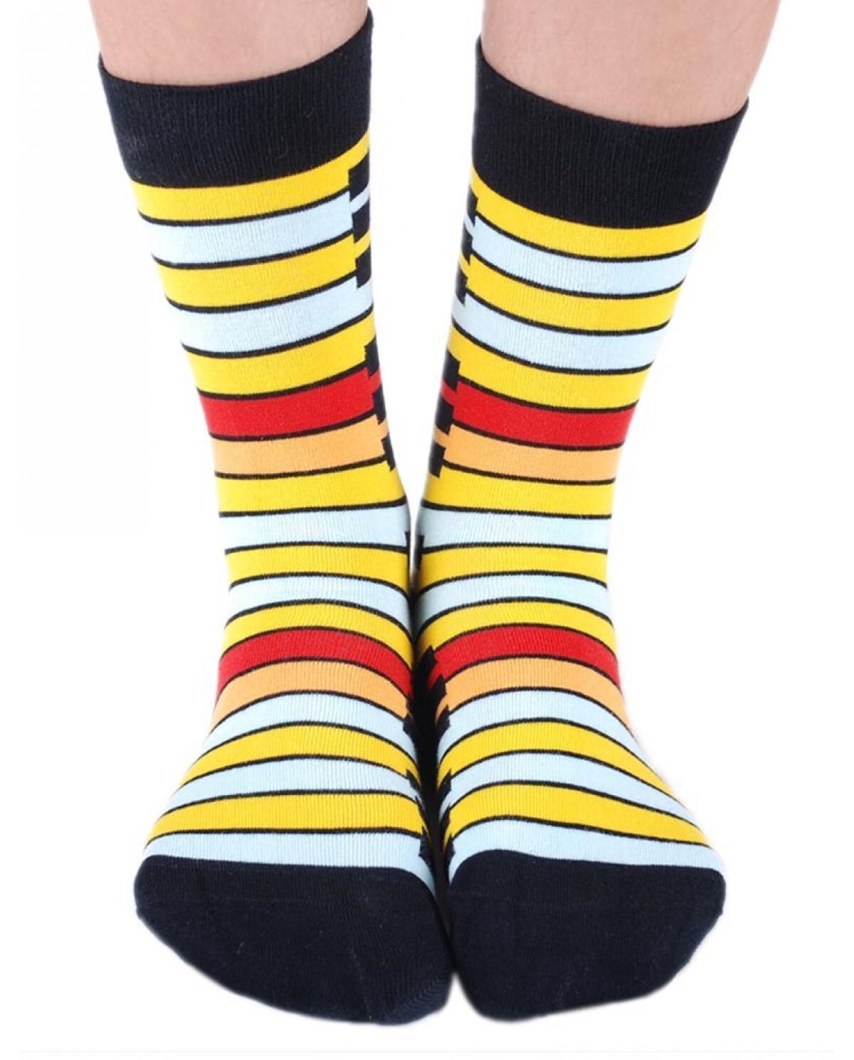 Piano Desenli Çorap Brogetti