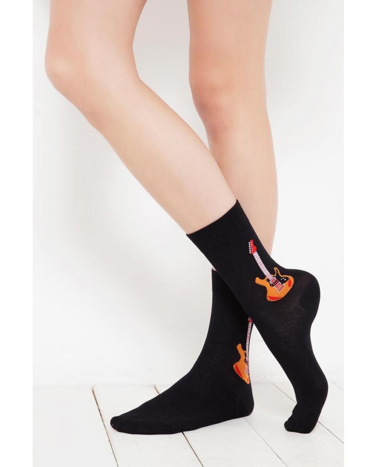Percy Gitar Desenli Çorap Brogetti