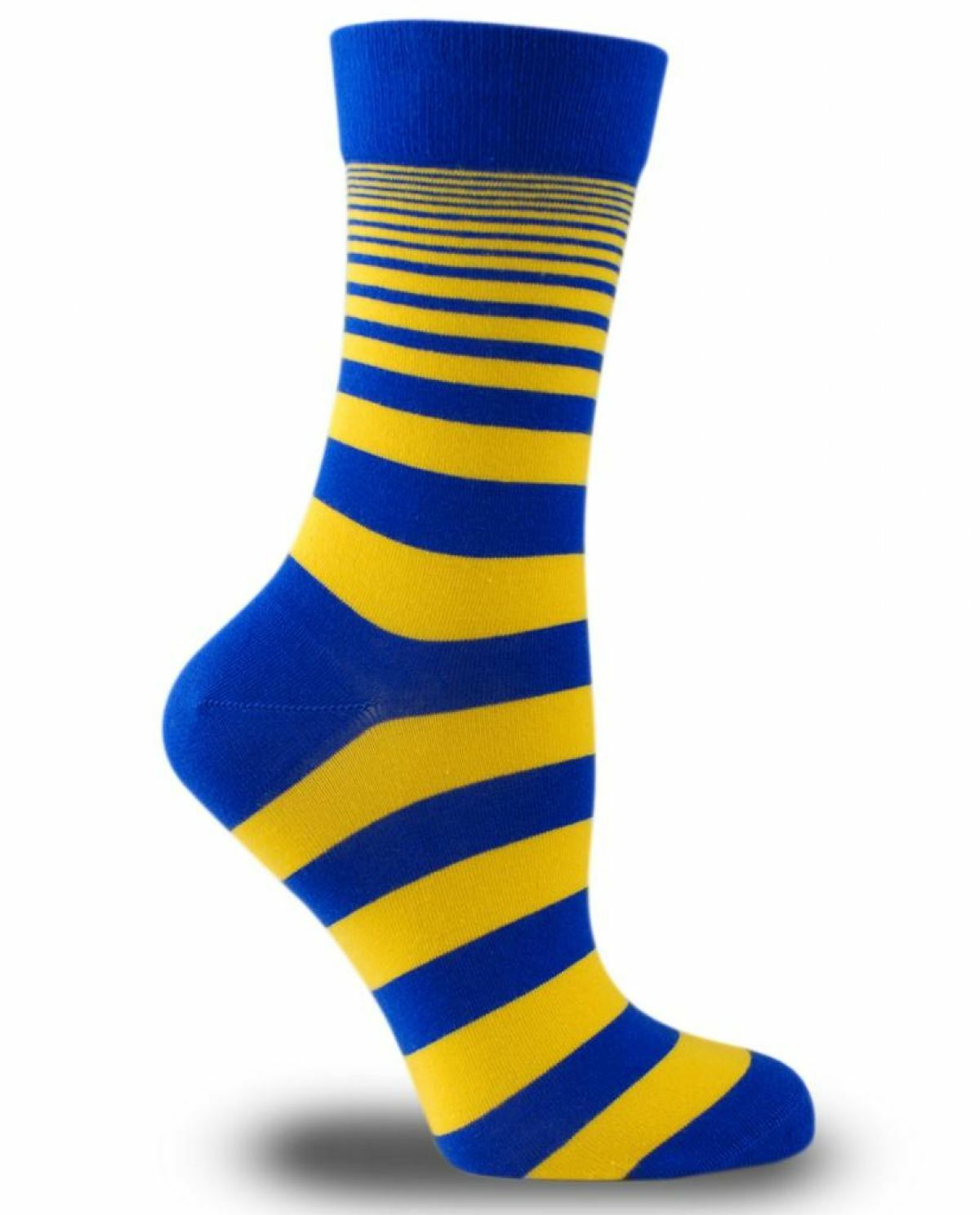 Brogetti Sarı-Lacıvert Canary Soket Çorap