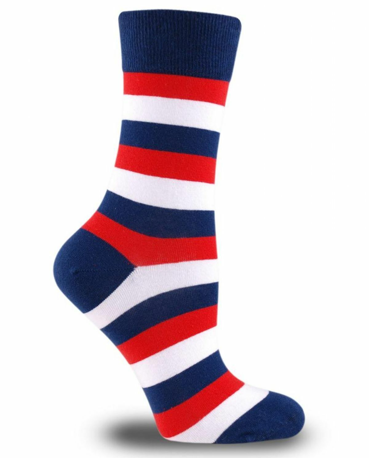 Rikward 3 Renk Çizgi Detaylı Soket Çorap Brogetti