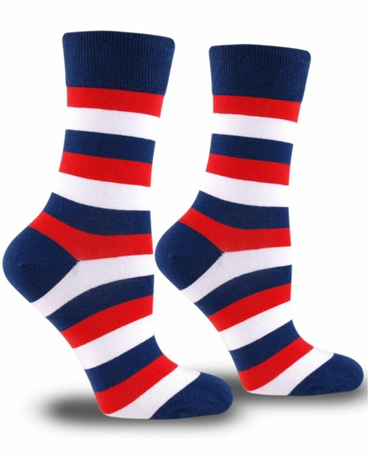 Rikward 3 Renk Çizgi Detaylı Soket Çorap Brogetti