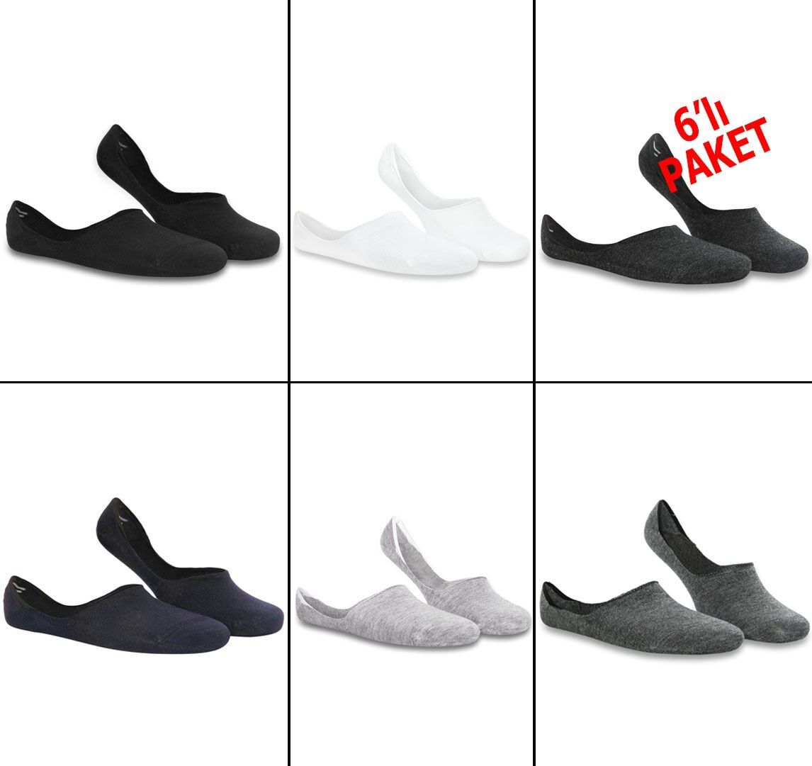 6lı Eko Paket Bambu Erkek Babet Çorap