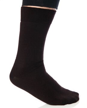 Bambu Çorap Kahverengi Exclusive Çift Kat