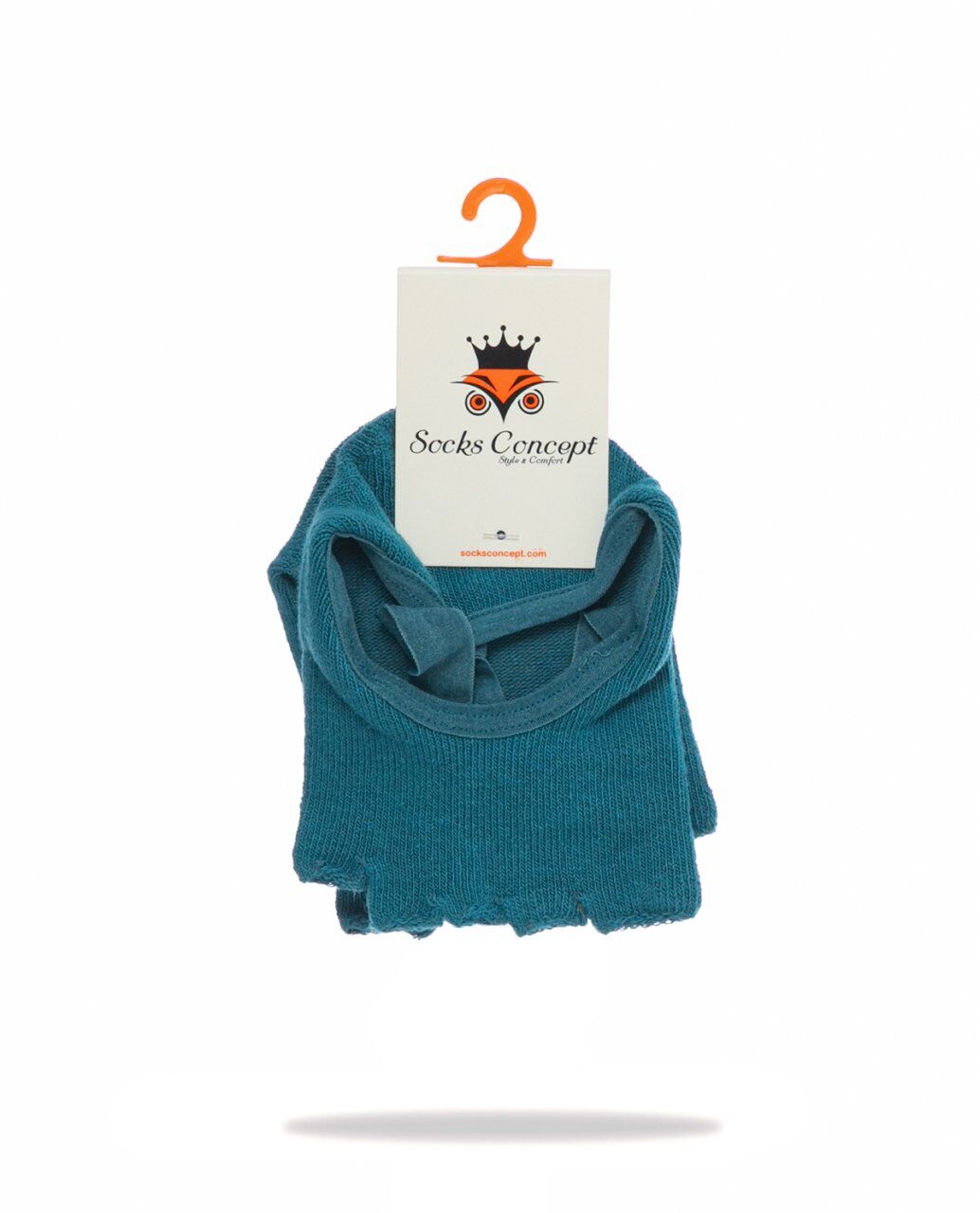 Lastikli ve Kaymaz Tabanlı Parmaksız Yoga Çorabı INDIGO - 36/40