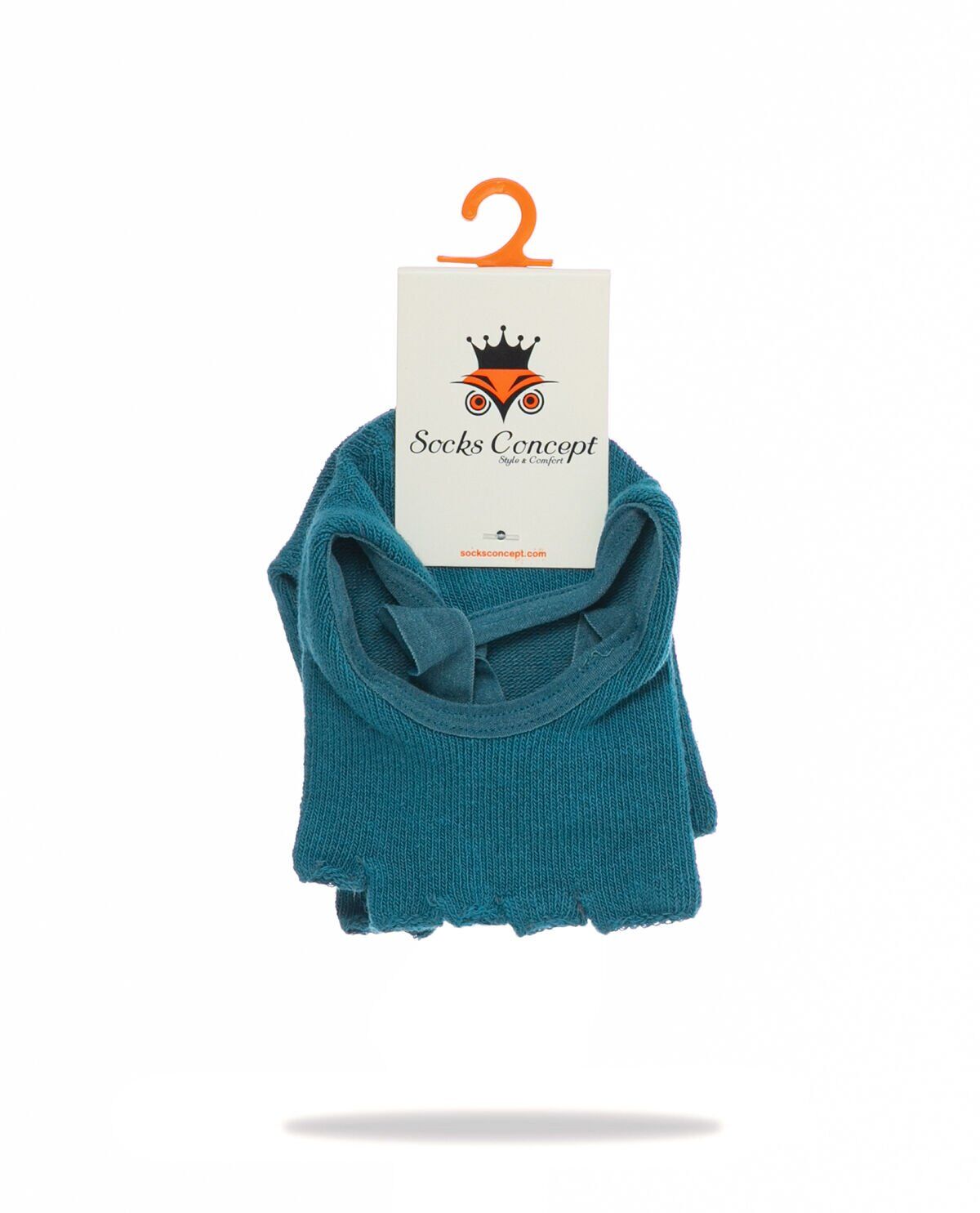 Lastikli ve Kaymaz Tabanlı Parmaksız Yoga Çorabı INDIGO - 36/40