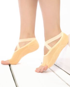Kaymaz Taban Pilates ve Yoga Çorabı Bej Renk