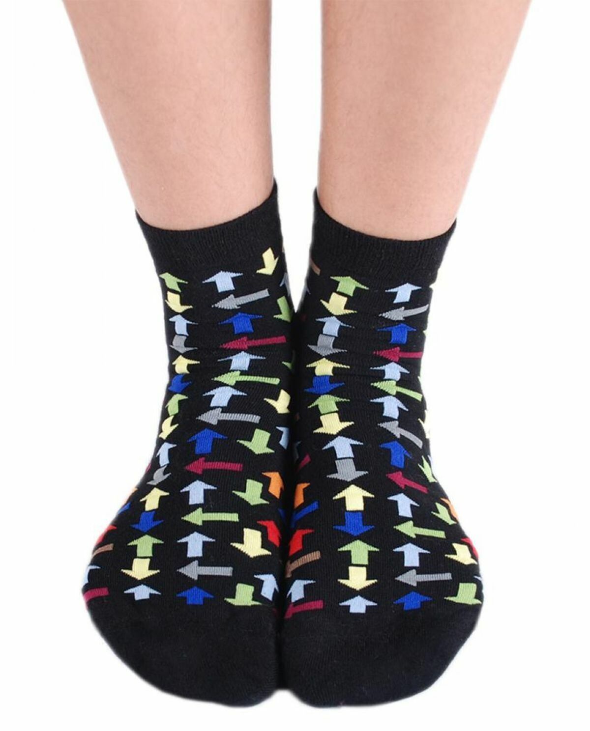 Renkli Oklar Detayli Soket Corap BROGETTİ