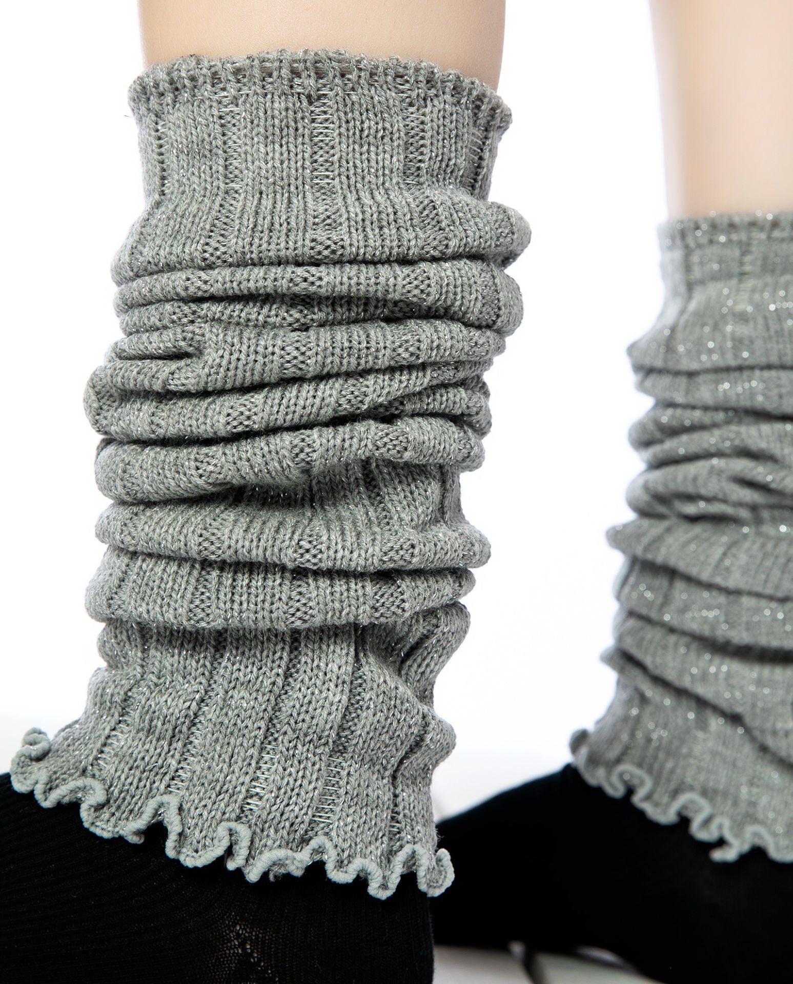 Tozluk Çorap Gri Renk Sim Detaylı GRİ - 36/38