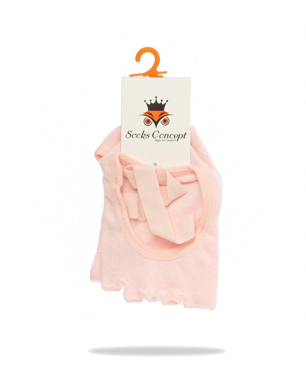 Yoga Çorabı Şerit Lastik ve Kaymaz Tabanlı PEMBE - 36/40