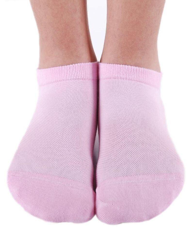 Pembe Bambu Kısa Soket Çorap Brogetti