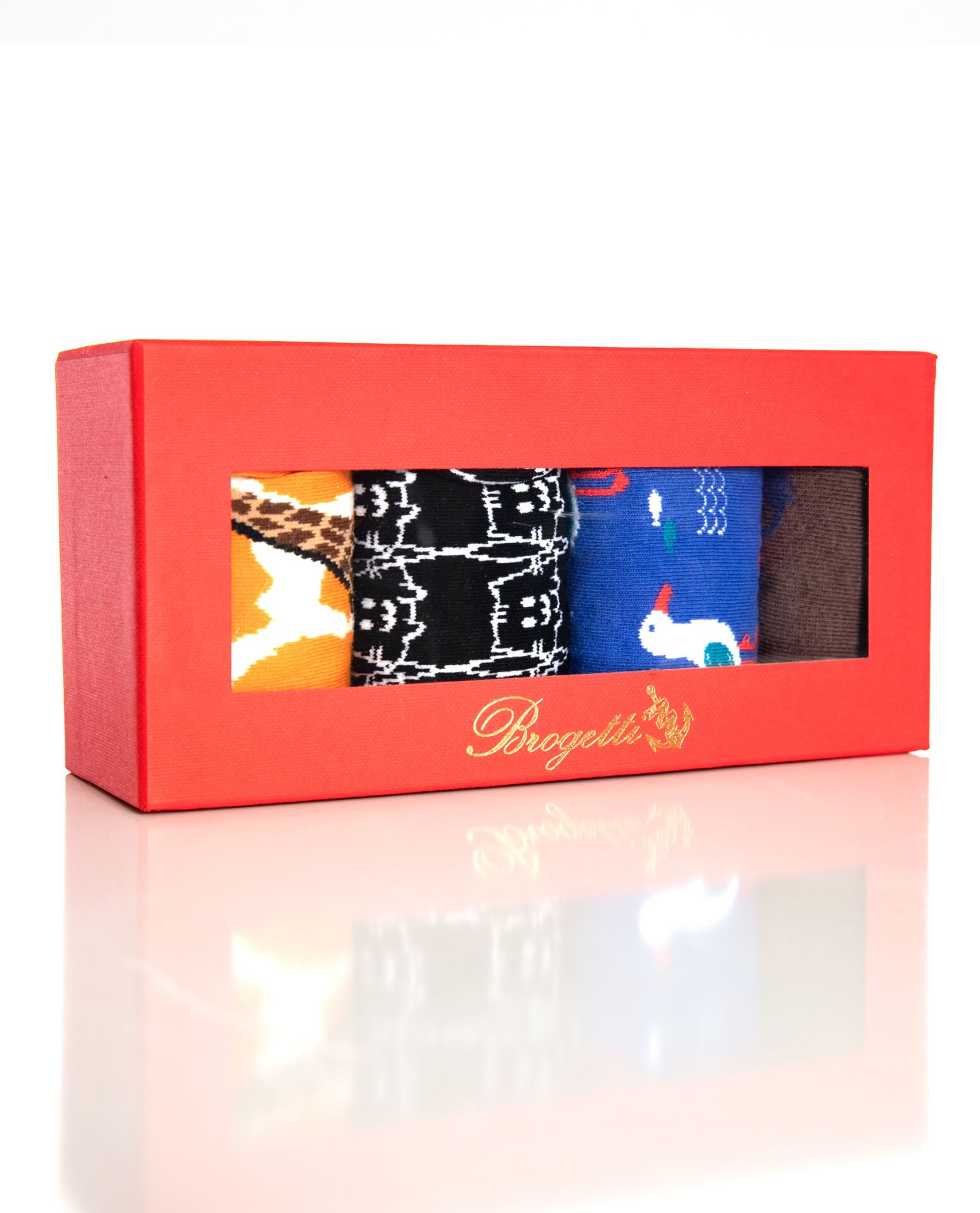 4lü Paket Sevimli Hayvan Desenli Erkek Soket Çoraplar