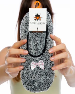 Gri Renk Ev Pandufu Socks Concept