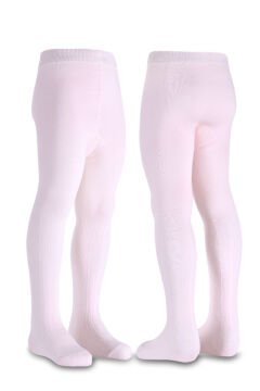 Külotlu Çorap Kabartma Desenli Pembe Heidi