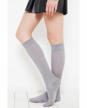 Begi Gri  Dizalti Bambu Corap