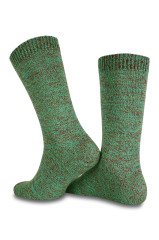 Yeşil Kırmızı Muline Soket Çorap Marbled RENKLİ - TEK BEDEN