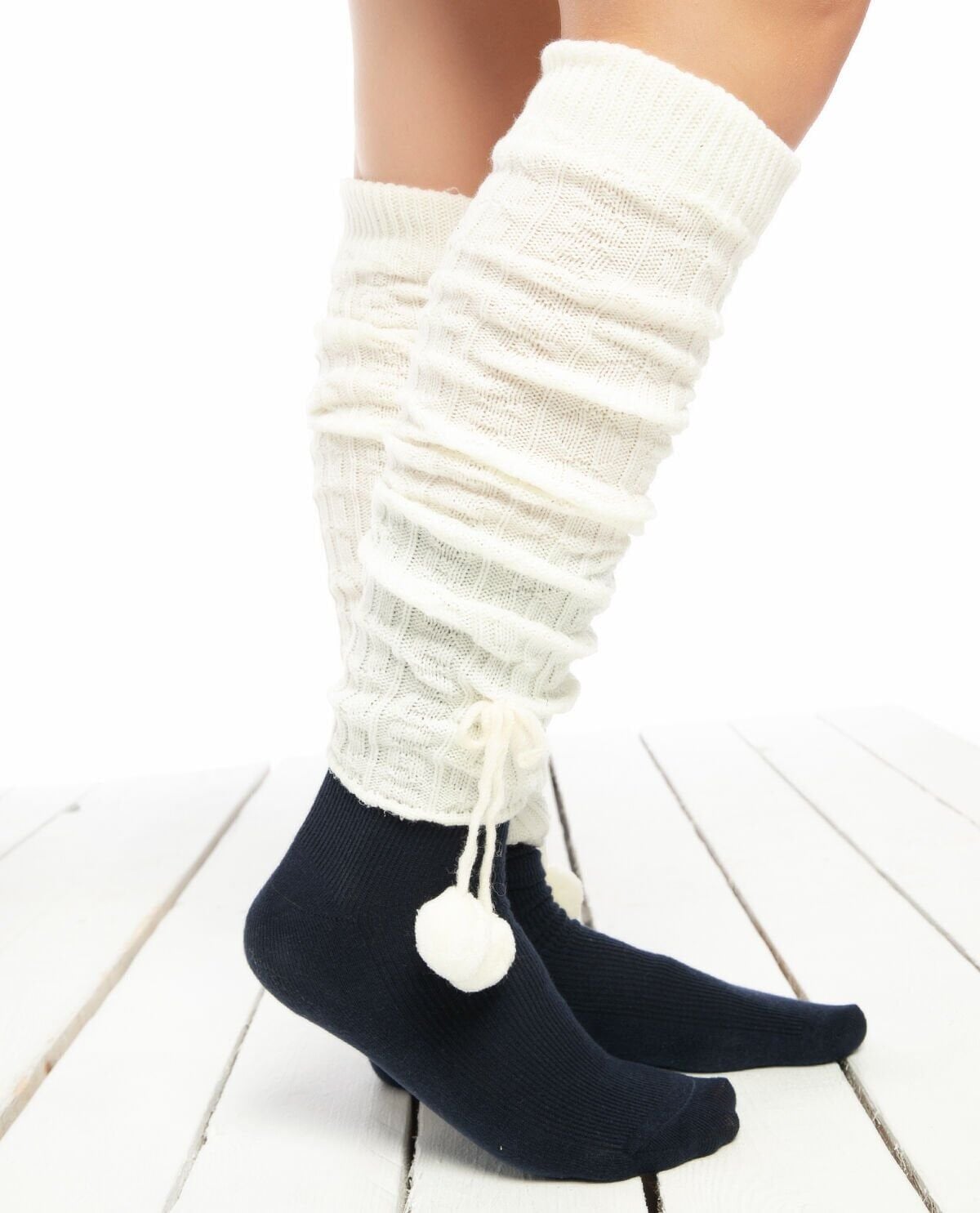 Kadın Tozluk Çorap Ekru Reni