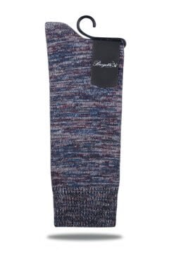 Indıgo Gri Muline Soket Çorap Marbled