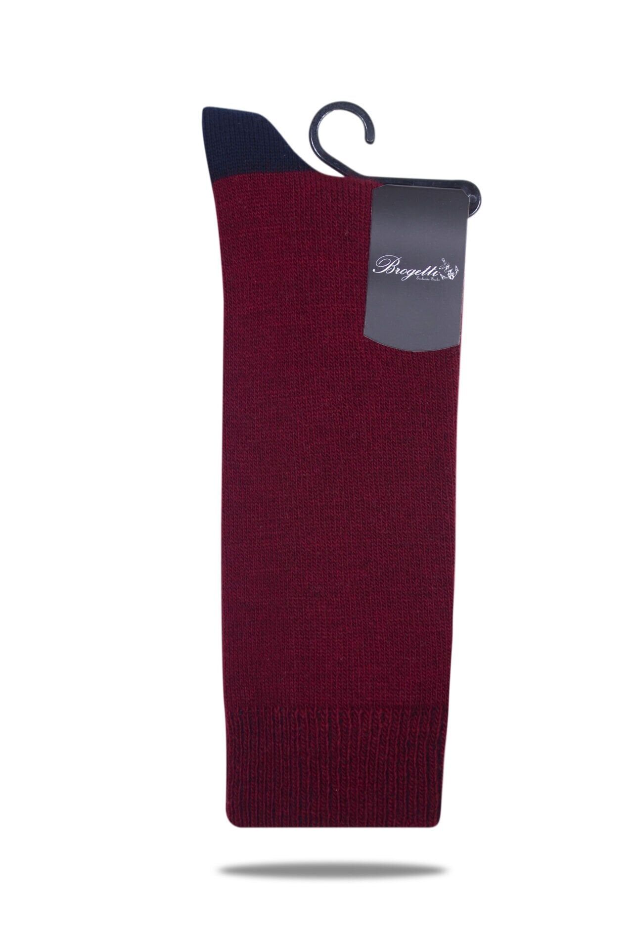 Yün Bordo Soket Çorap Aras