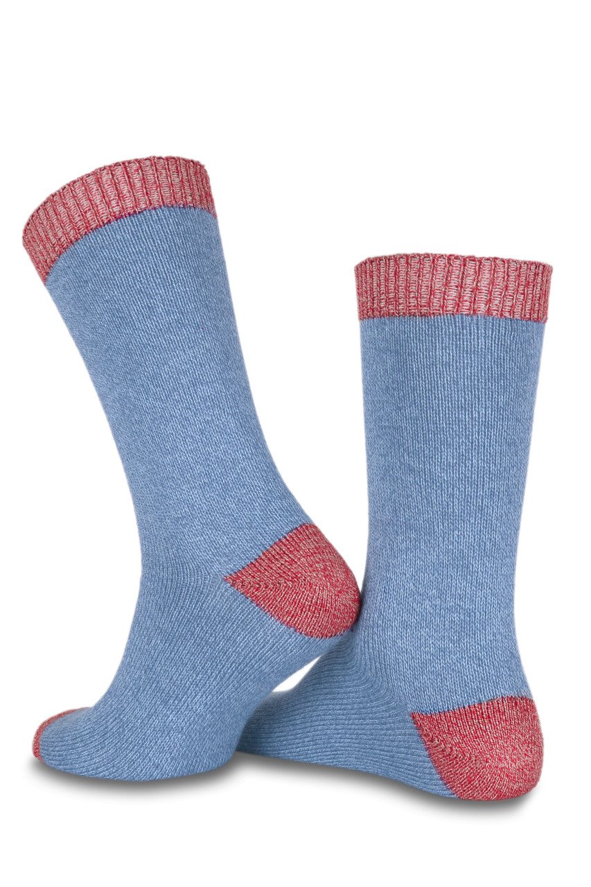 Indıgo  Muline Soket Çorap Marbled INDIGO - TEK BEDEN