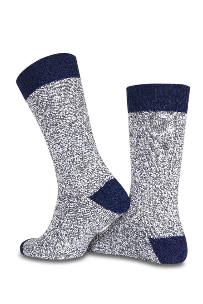 Gri  Muline Soket Çorap Marbled GRİ - TEK BEDEN